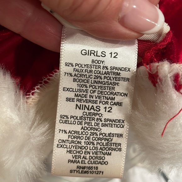 Dress, Sweet Heart Rose, 6X, 7, 8, 12 - Picture 5 of 6